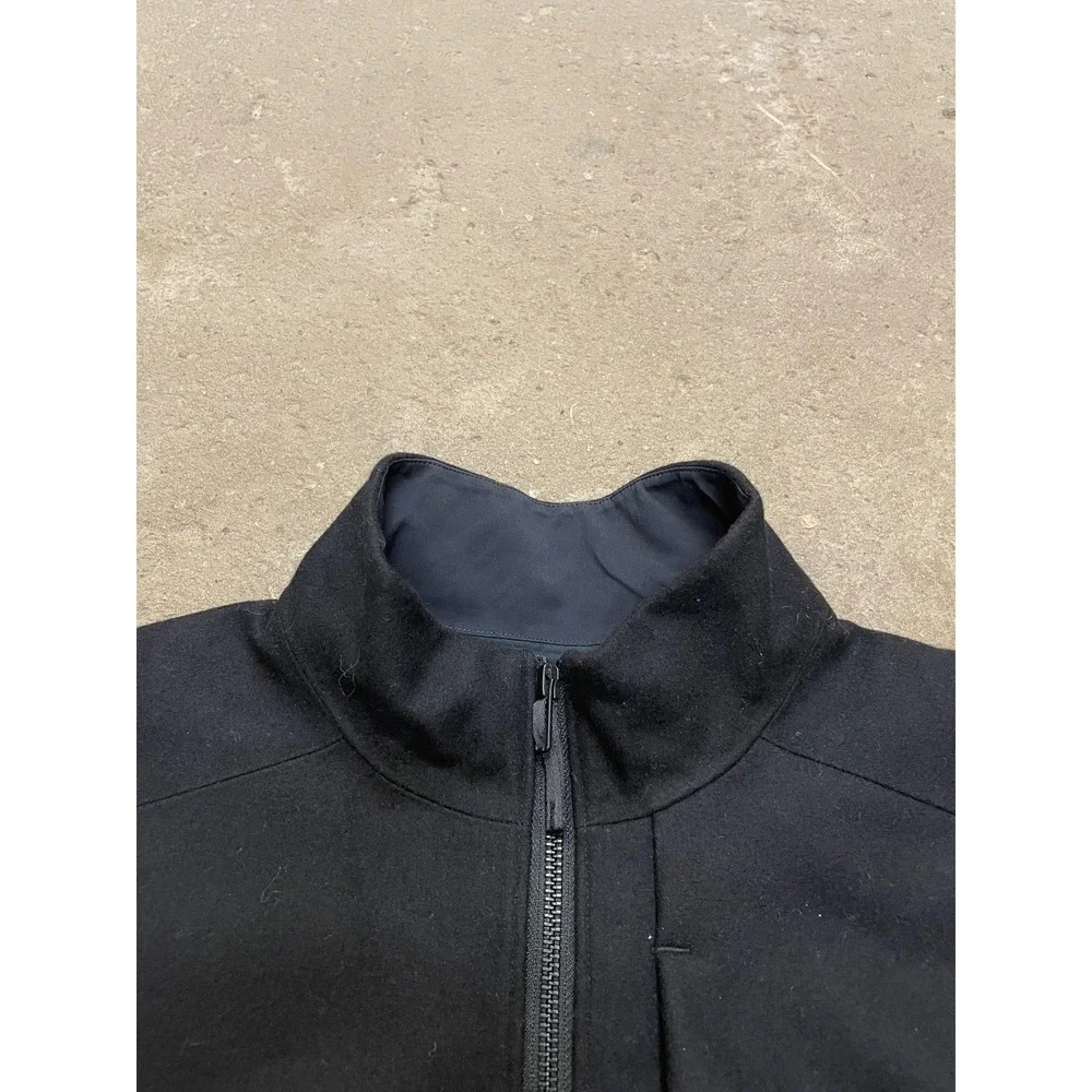 Arc'teryx Jacket Mens‎ Large Black Wool Softshell Full Zip Hiking Outdoor Trail